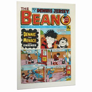 Classic Beano Canvas Prints Dennis Bus Large