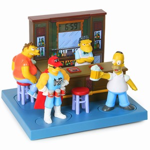 The Simpsons Talking Bar Buddies Alarm Clock