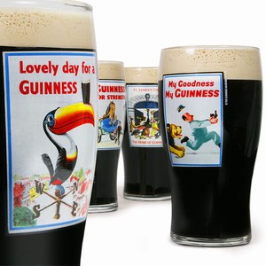Guinness Heritage Pint Glasses