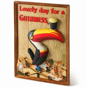 Guinness 3D Toucan Wall Plaque