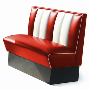 Hollywood Booth Seat Red
