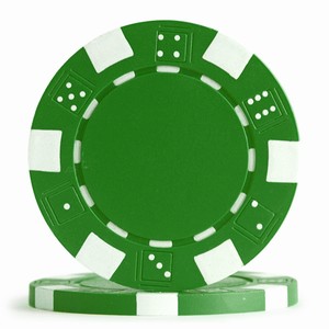 Dice Poker Chips 25 x Green