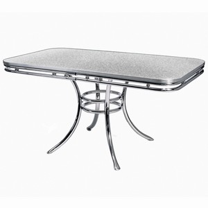 Presley Dining Table Grey Crackle