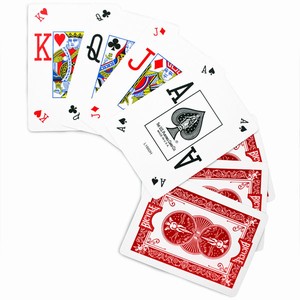Bicycle Pro PokerPeek Playing Cards Red Case of 6 Decks