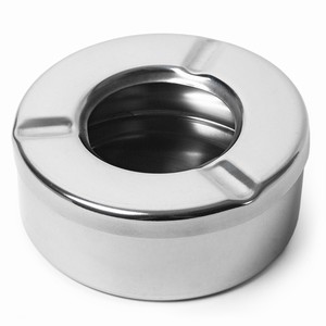 Windproof Ashtray Stainless Steel Single