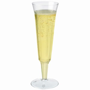 Disposable Lined Champagne Flutes 4.8oz / 135ml