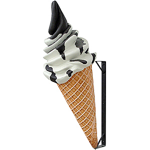 Ice Cream Cone Wall Statue