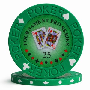 Tournament Poker Chips 25 x Green 25s