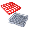 25 Compartment Glass Rack with 3 Extenders