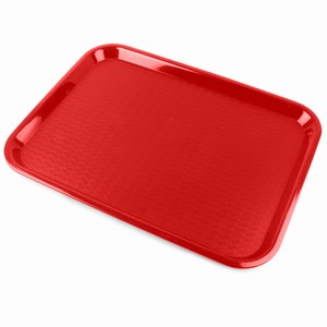 Fast Food Tray Small Red Pack of 12