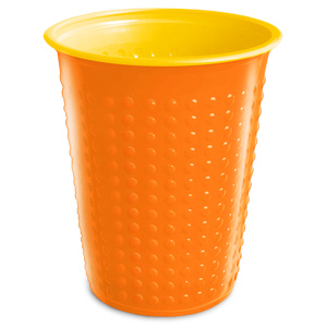 Bicolor Cups Orange/Yellow 7oz / 210ml