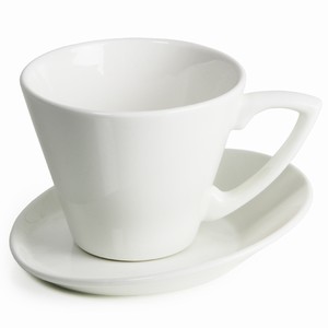 Steelite Sheer Cone Cup and Saucer 12oz 340ml Single