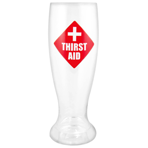 Thirst Aid Big Ass Beer Glass 2.5 Pint
