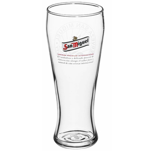 San Miguel Weizenbayerr Pint Glasses CE 20oz 568ml Case of 24