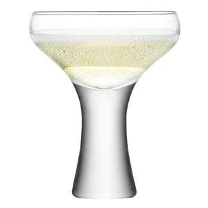 LSA Bodo Champagne Saucers 106oz 300ml Pack of 2
