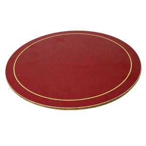 Melamine Round Tablemats Red