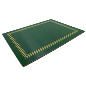 Melamine Continental Placemats Green Pack of 10