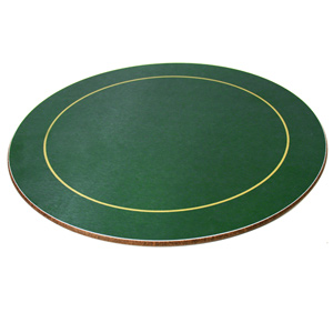 Melamine Round Placemats Green