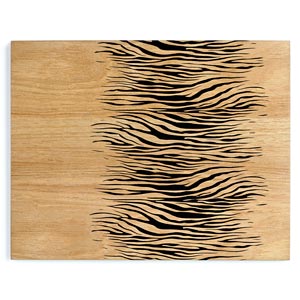 Inspire Zebra Printed Wood Veneer Placemats