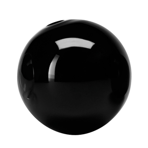 LSA Glass Globes Black 10cm