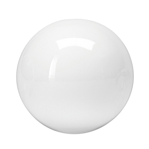LSA Glass Globes White 10cm Pack of 4