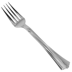 Plastic Forks Silver
