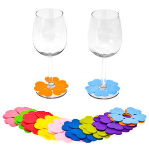 Spring Flower Glass Markers