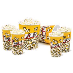 Popcorn Cups Set
