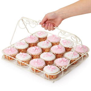 Sweetly Does It Decorative Wire Cupcake Carrier