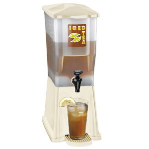 Slimline Beverage Dispenser Almond 400oz / 11.4ltr