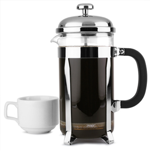 Chrome Cafetiere 8 Cup