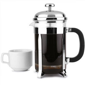 Chrome Cafetiere 6 Cup