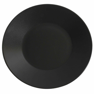 Midnight Wide Rim Plate Black 27.5cm