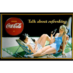 Coca Cola Talk About Refreshing Plaque