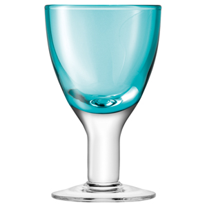 LSA Asher Wine Glasses Turquoise 6.2oz / 175ml