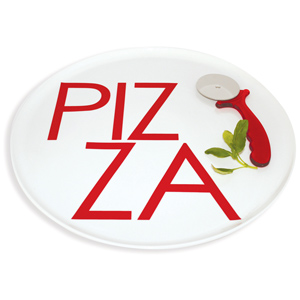 Taste Pizza Plate & Cutter 38cm