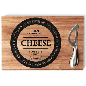 Fromage Cheese Board & Knife Set 30 x 20cm