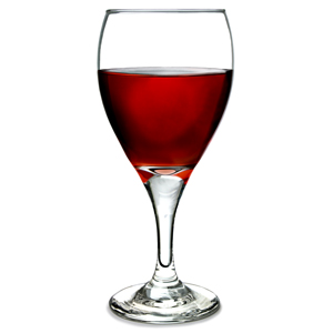 Teardrop Tear Wine Glasses 12.5oz / 355ml LCE at 250ml