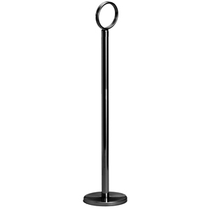 Flat Bottom Number Stand Black