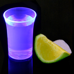 Econ Neon Purple Polystyrene Shot Glasses CE 1.25oz / 35ml