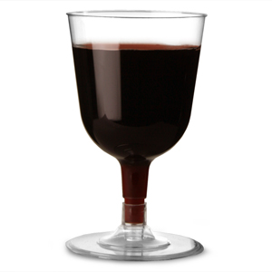 Disposable Wine Glasses Clear 5.3oz / 150ml