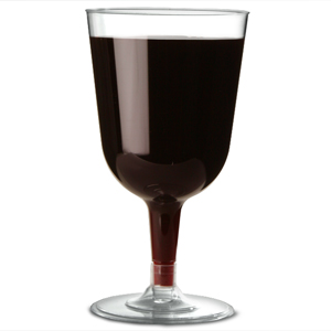 Disposable Wine Glasses Clear 8.5oz / 240ml