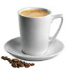 Royal Genware Angled Latte Mugs & Saucers 12.25oz / 350ml