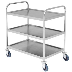 Stainless Steel 3 Tier Trolley