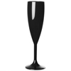 Elite Premium Polycarbonate Champagne Flute Black 7oz / 200ml