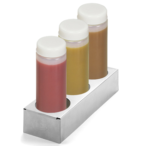 INVERTAtop Expandable Condiment Caddy with Bottles 24oz