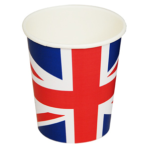 Union Jack Paper Cups 8.8oz / 250ml