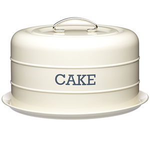 Living Nostalgia Domed Cake Tin Antique Cream