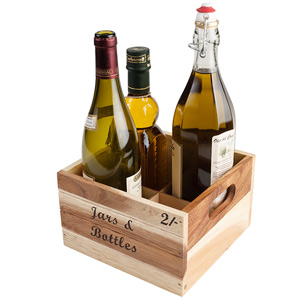 Baroque Bottle Crate for Jars & Bottles
