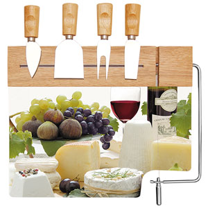 Easy Life Cheese Board Set with Knives & Cutter